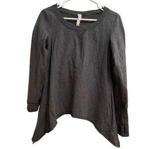 Lululemon Sweatshirt Womens 6 Sweatshirt Tea Lounge Heather Gray Yoga Apres Ski